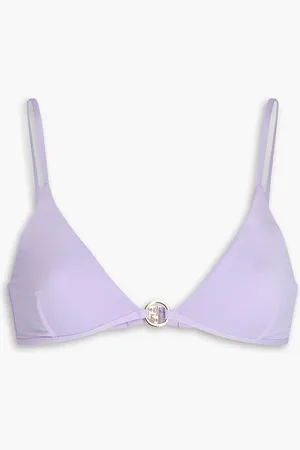Melissa Odabash Greece embellished triangle bikini top - Purple - IT 38