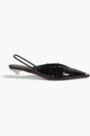 Neous Irena sequined leather slingback pumps - - EU 35