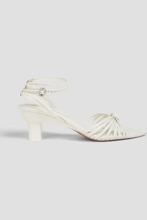 3.1 Phillip Lim Knotted leather sandals - White - EU 36