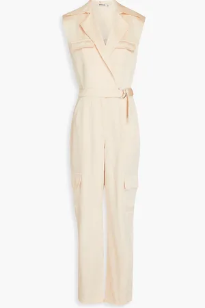 Simkhai Haisley belted satin-crepe jumpsuit - Pink - US 2