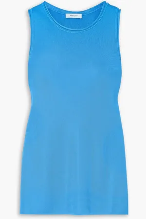 Salvatore Ferragamo Knitted tank - Blue - S