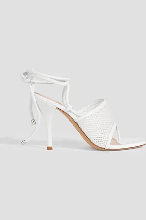 IRO Enom leather-trimmed mesh sandals - - EU 38