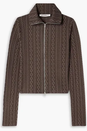 OUR LEGACY Cotton-blend cardigan - Brown - DE 40