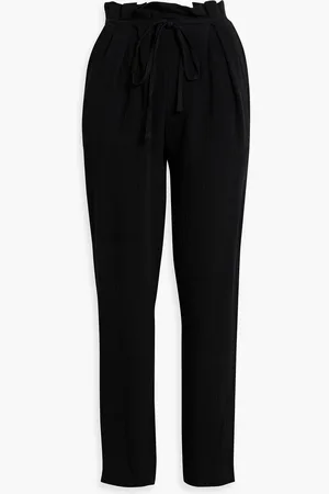 IRO Bennyo plissé-crepe tapered pants - - FR 40