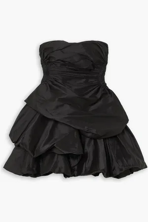 AJE Daybreak strapless ruched taffeta mini dress - - UK 10