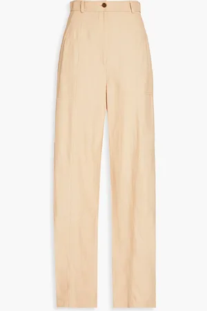 Alberta Ferretti Twill straight-leg pants - Neutral - IT 42