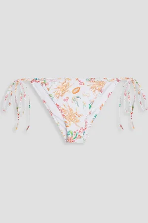 CHARO RUIZ IBIZA Printed low-rise bikini briefs - - M