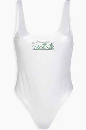 ROTATE Cismione metallic printed swimsuit - Metallic - S