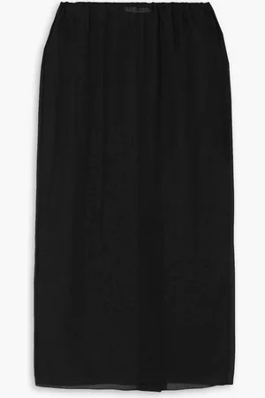 Gauchere Silk-chiffon midi skirt - - FR 40