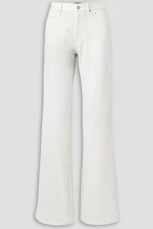 Gauchere Zip-embellished high-rise straight-leg jeans - - FR 34
