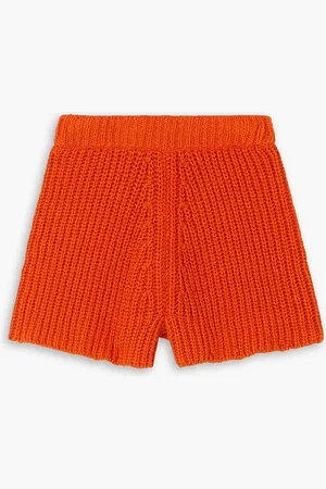 Alanui Palm Springs ribbed cotton shorts - - M