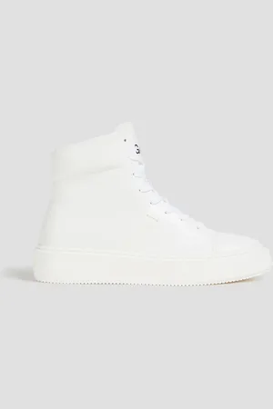 Ganni Faux leather high-top sneakers - - EU 41
