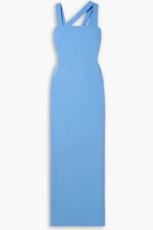 ET OCHS River stretch-crepe gown - Blue - US 2