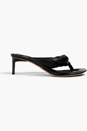 Jacquemus Mari twisted padded leather sandals - - EU 36