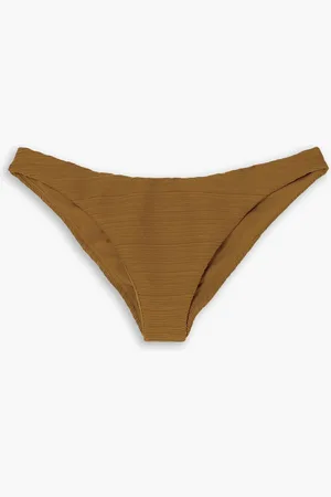 Mara Hoffman Reva ribbed bikini briefs - Green - XL
