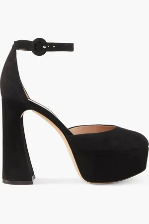 Gianvito Rossi 120 Holly suede platform pumps - - EU 42