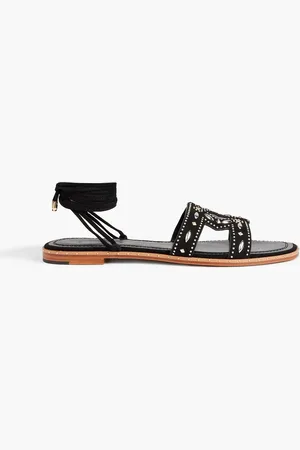 Maje Studded suede sandals - - EU 36