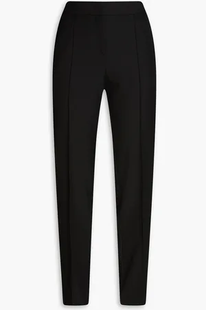 Maje Cropped twill tapered pants - - FR 38