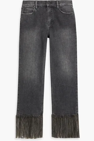 ALICE+OLIVIA Alice Olivia - Amazing cropped embellished boyfriend jeans - - 24