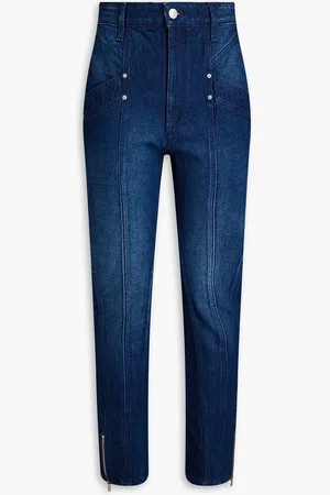 Isabel Marant Kelissa high-rise slim-leg jeans - Blue - FR 36