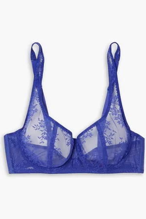 Journelle Romy lace underwired bra - Blue - 30 D