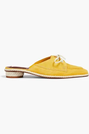 ZIMMERMANN Lace-up suede mules - - EU 38