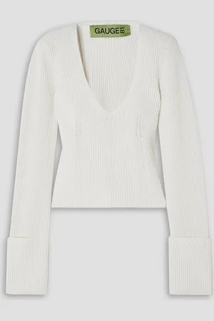 GAUGE81 Tashir ribbed wool sweater - White - M