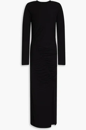 Another Tomorrow Ruched jersey midi dress - - XS