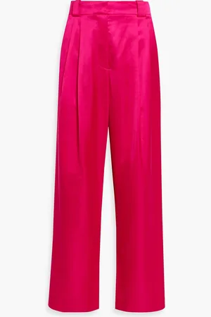 A.L.C. Fynn satin wide-leg pants - Pink - US 8