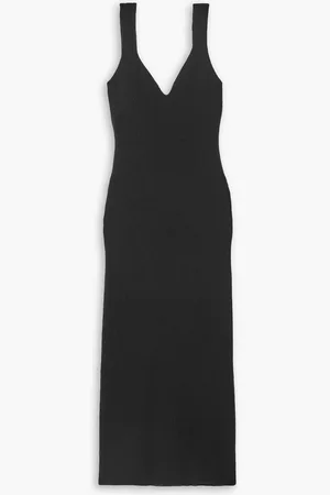 Arch4 Liberty open-back ribbed cashmere midi dress - - L