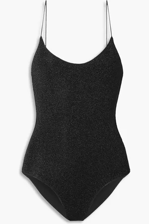 Oseree Lumière open-back metallic swimsuit - - S