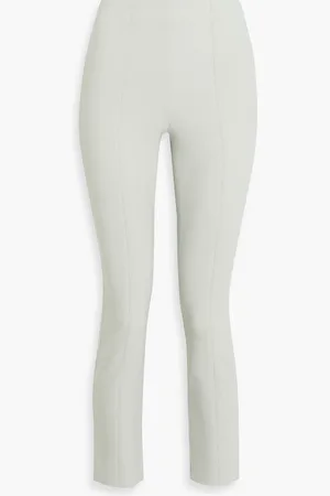 Vince Stretch-crepe slim-leg pants - Gray - XS