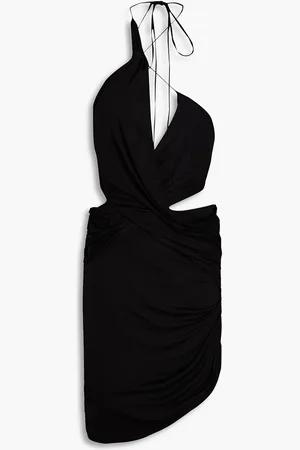 GAUGE81 Molos asymmetric cutout draped modal mini dress - - L