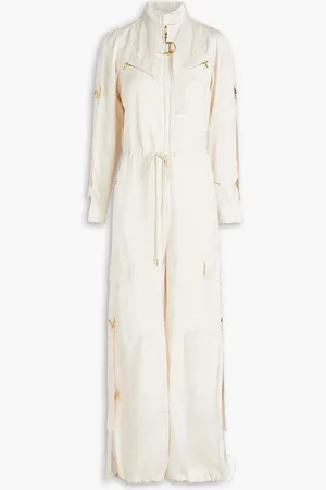 ZIMMERMANN Satin wide-leg jumpsuit - White - 0