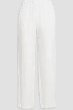 ALEX MILL Linen straight-leg pants - White - XL
