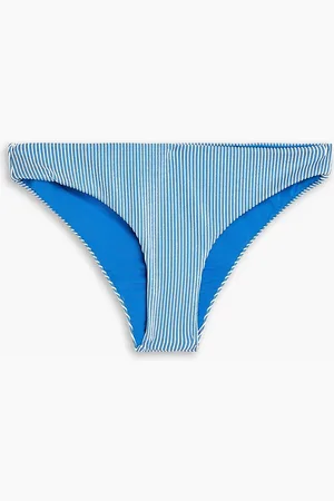 ONIA Daisy striped low-rise bikini briefs - - M