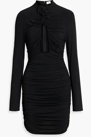 MAGDA BUTRYM Cutout ruched stretch-jersey mini dress - - FR 40