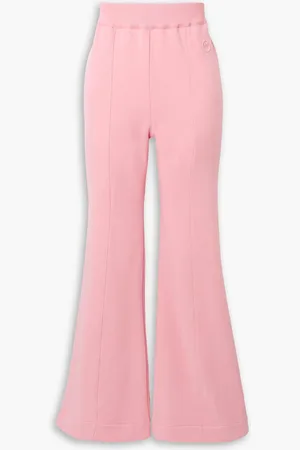 AZ FACTORY Free To French cotton-terry flared pants - Pink - XXS