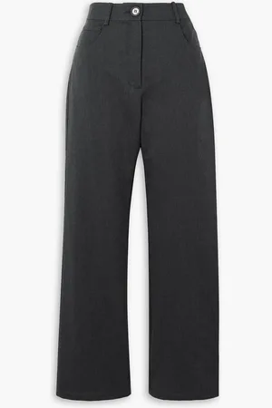 Beare Park Wool straight-leg pants - Gray - UK 14