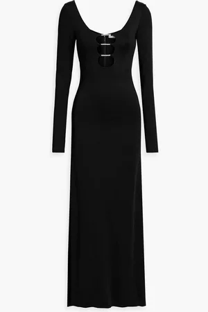 ALICE+OLIVIA Alice Olivia - Kalena embellished cutout jersey maxi dress - - US 6