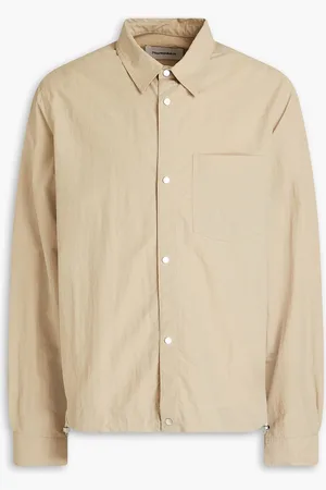 Nanushka Crinkled poplin shirt - Neutral - XS