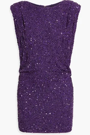 Retrofete Carnegie embellished tulle mini dress - - L