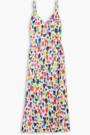 Christopher Kane Printed crepe midi dress - - IT 44