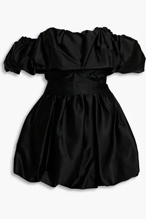 Simkhai Astoria off-the-shoulder gathered satin mini dress - - US 2