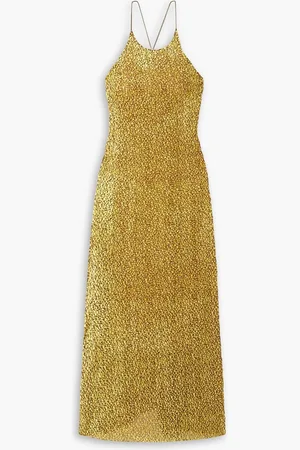Gauchere Bouclé-crepe maxi dress - - FR 34