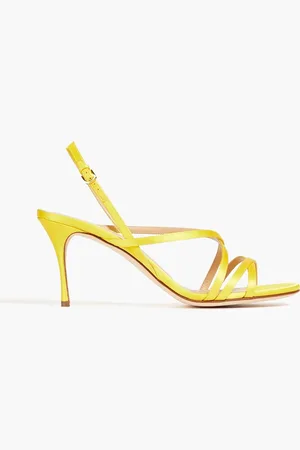 Sergio Rossi Bon Ton satin slingback sandals - - EU 39