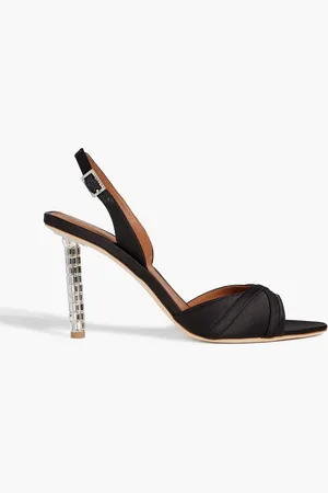 MALONE SOULIERS Joss 90 satin slingback sandals - - EU 40