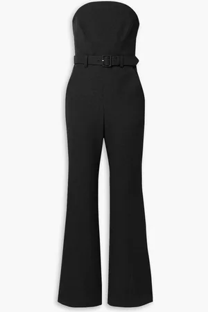 A.L.C. Kate strapless belted twill jumpsuit - - US 0