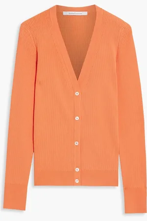 Another Tomorrow Ribbed-knit cardigan - - M