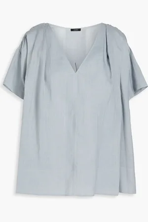 Joseph Fletcher ramie-voile blouse - Blue - FR 42